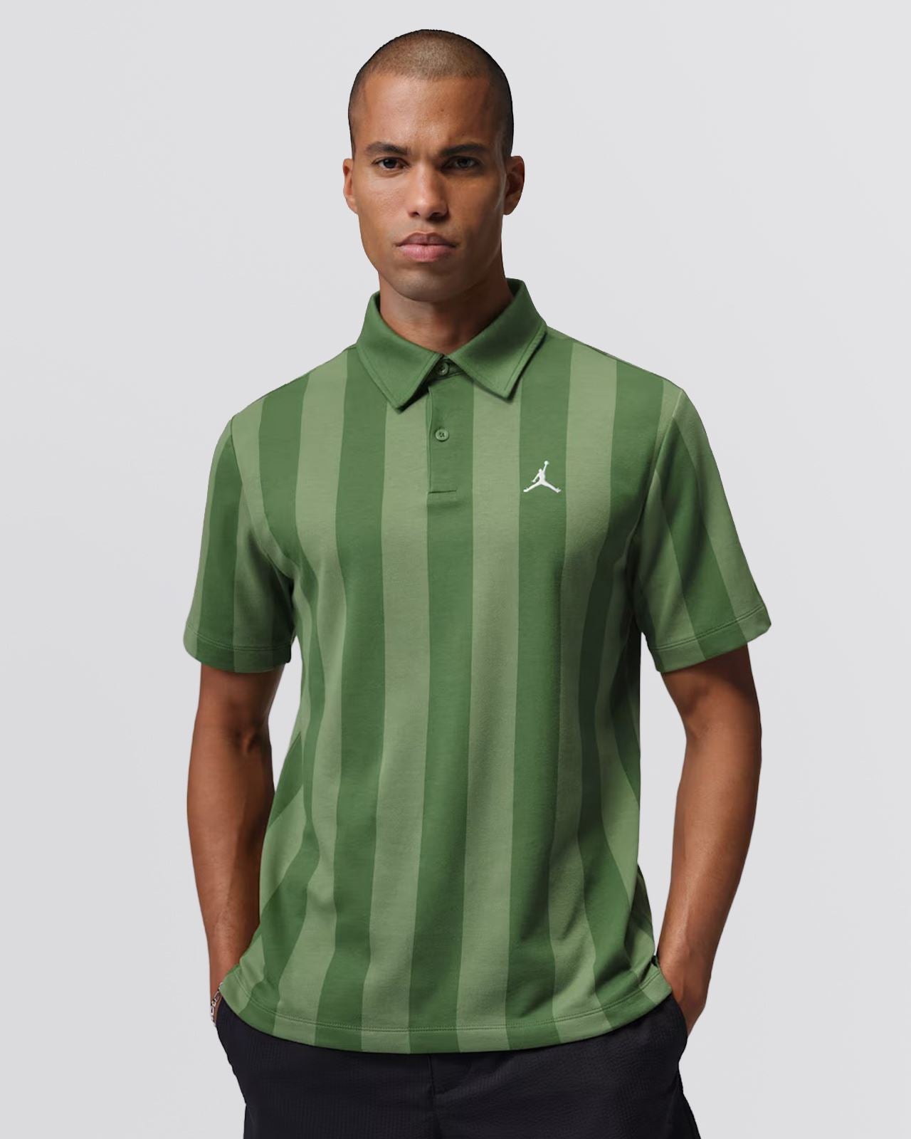 Jordan Dri-FIT Printed Golf Polo Forest Green/White