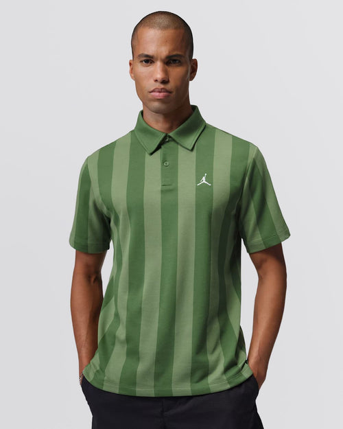 Jordan Dri-FIT Printed Golf Polo Forest Green/White