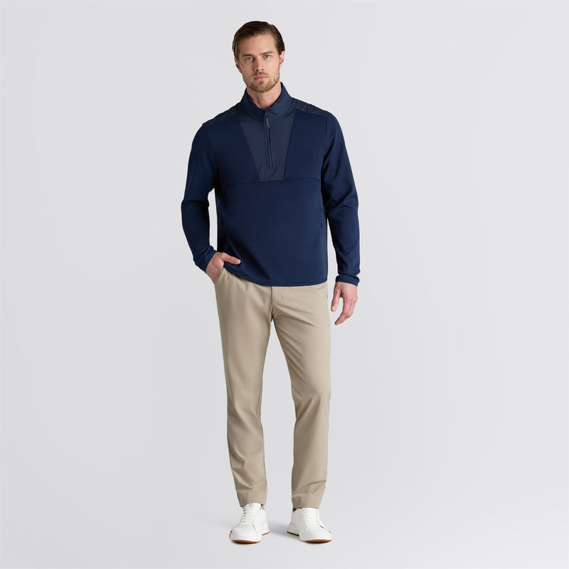 Paneled Hybrid Pullover Twilight