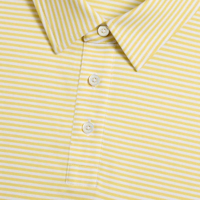 All Play Stripe Polo Canary