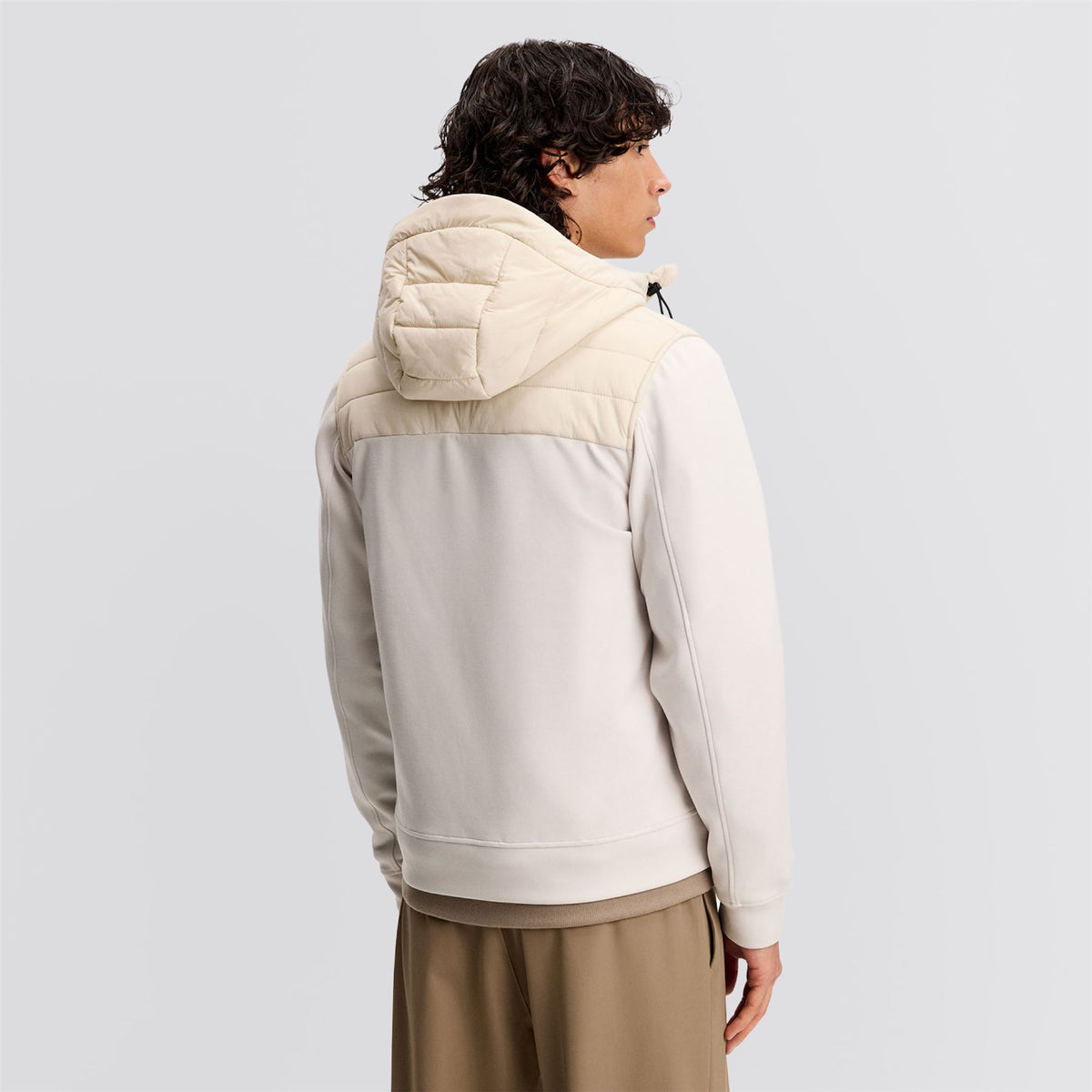 Gage Hybrid Hooded Jacket Moonbeam