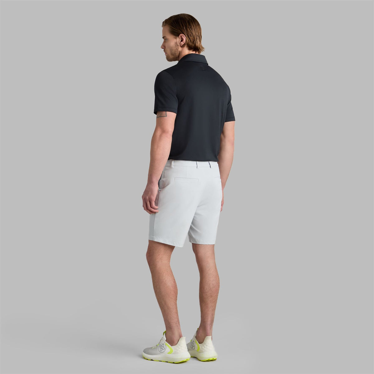 All Play Fine Stretch Pique Polo Onyx