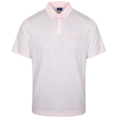 DriRelease Athletic Fit Solid Jersey Polo Shell Pink