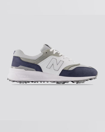 New Balance 997G Malbon Golf Shoes Mens 11 US D Gray White Athletic Spikes Introducing the new colorway of the Malbon x New Balance  main image 2