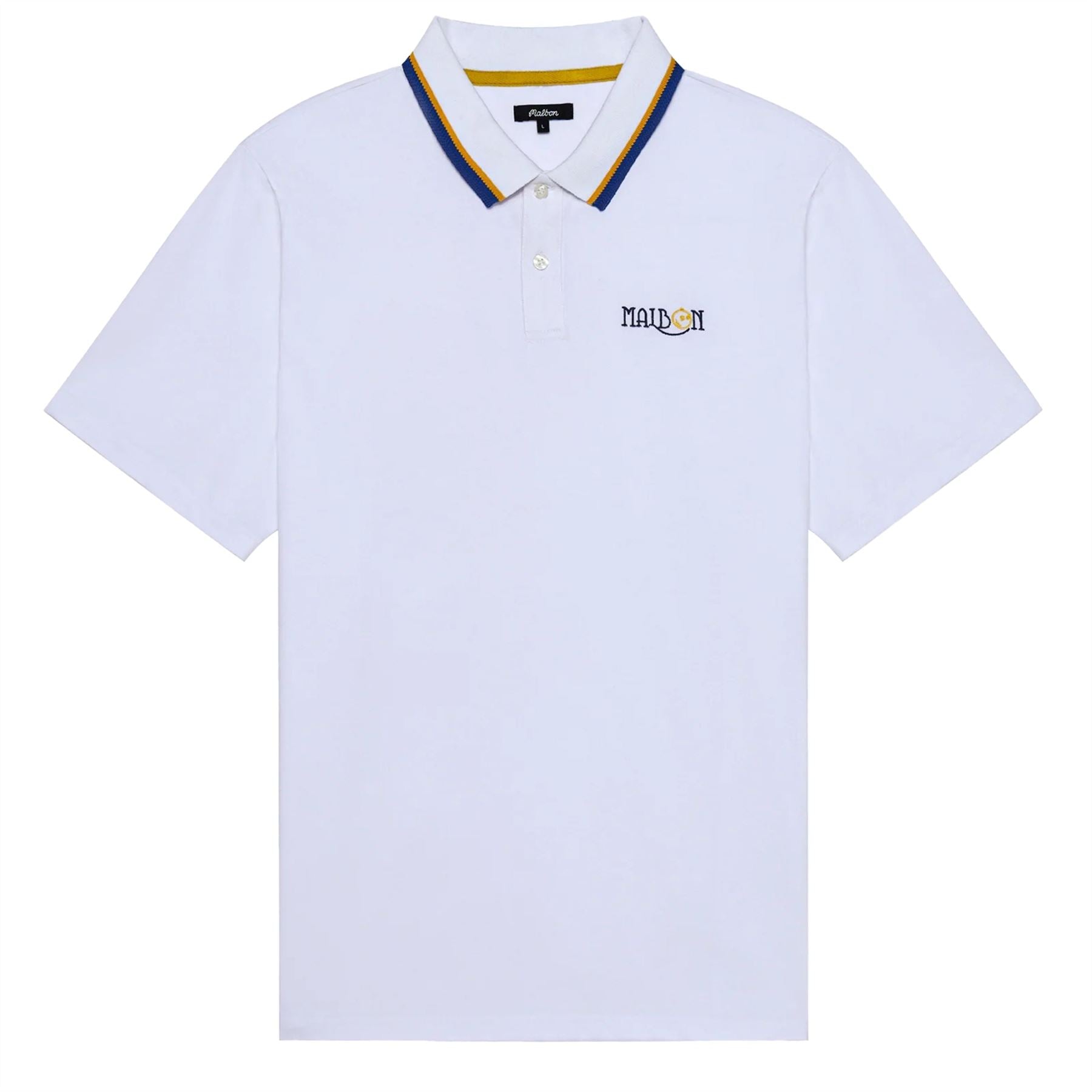 Grasse Pique Polo White