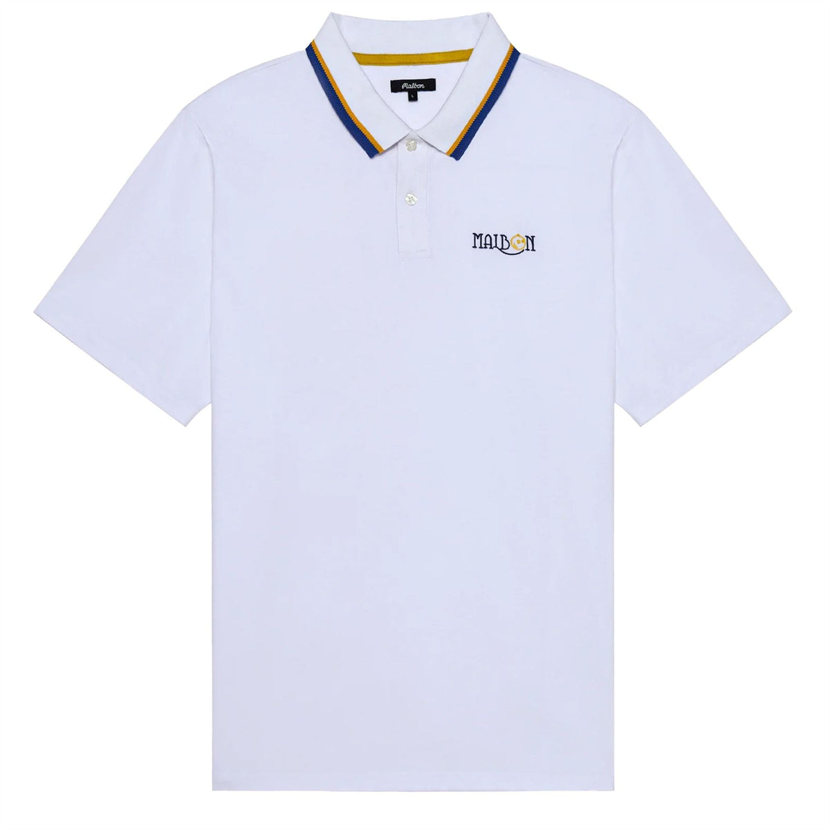 Grasse Pique Polo White