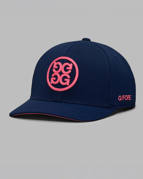 Circle G's Chainstitch 110 Cotton Twill Snapback Twilight/Knockout Pink