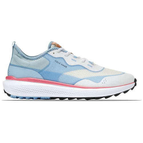 Womens ZEROGRAND Fairway Optic White/Blue Bell/Sun Kissed Coral - SS23
