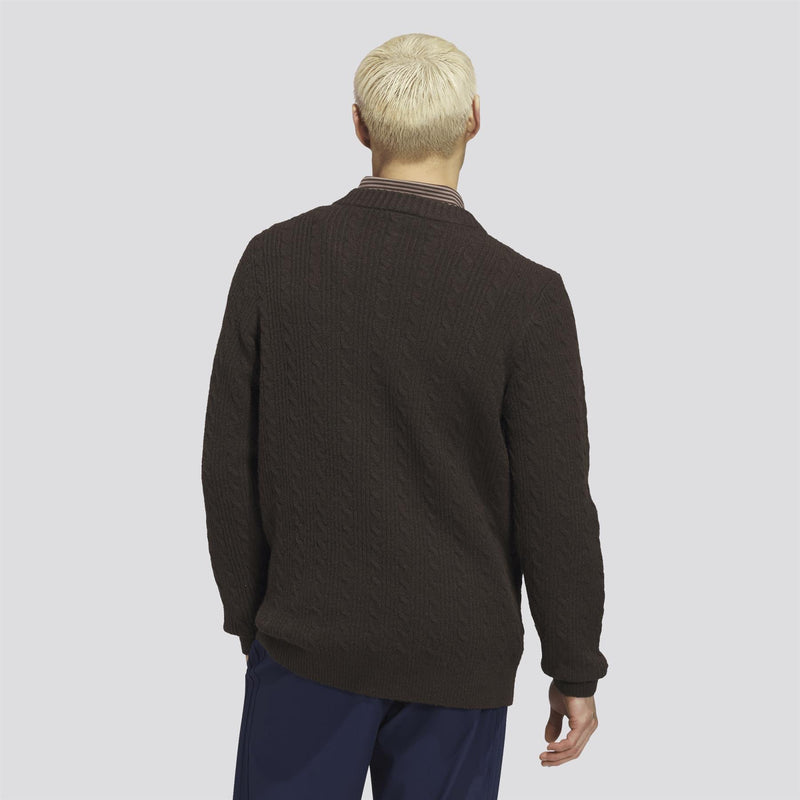 Originals Novelty Cableknit Sweater Dark Brown