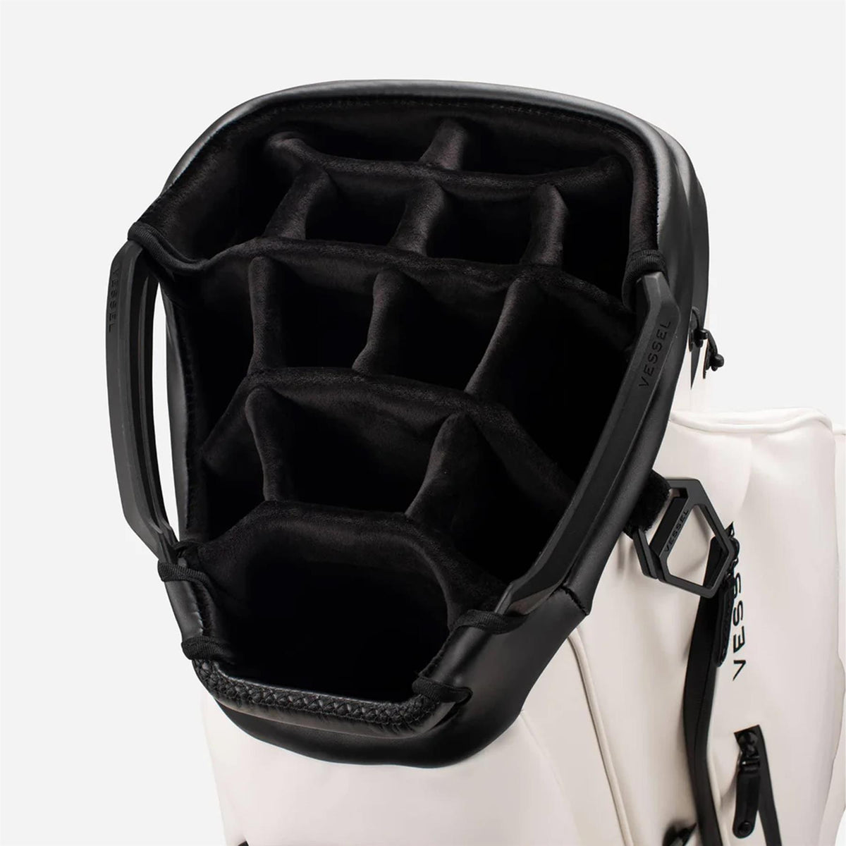 Lux 14-Way Cart Bag White