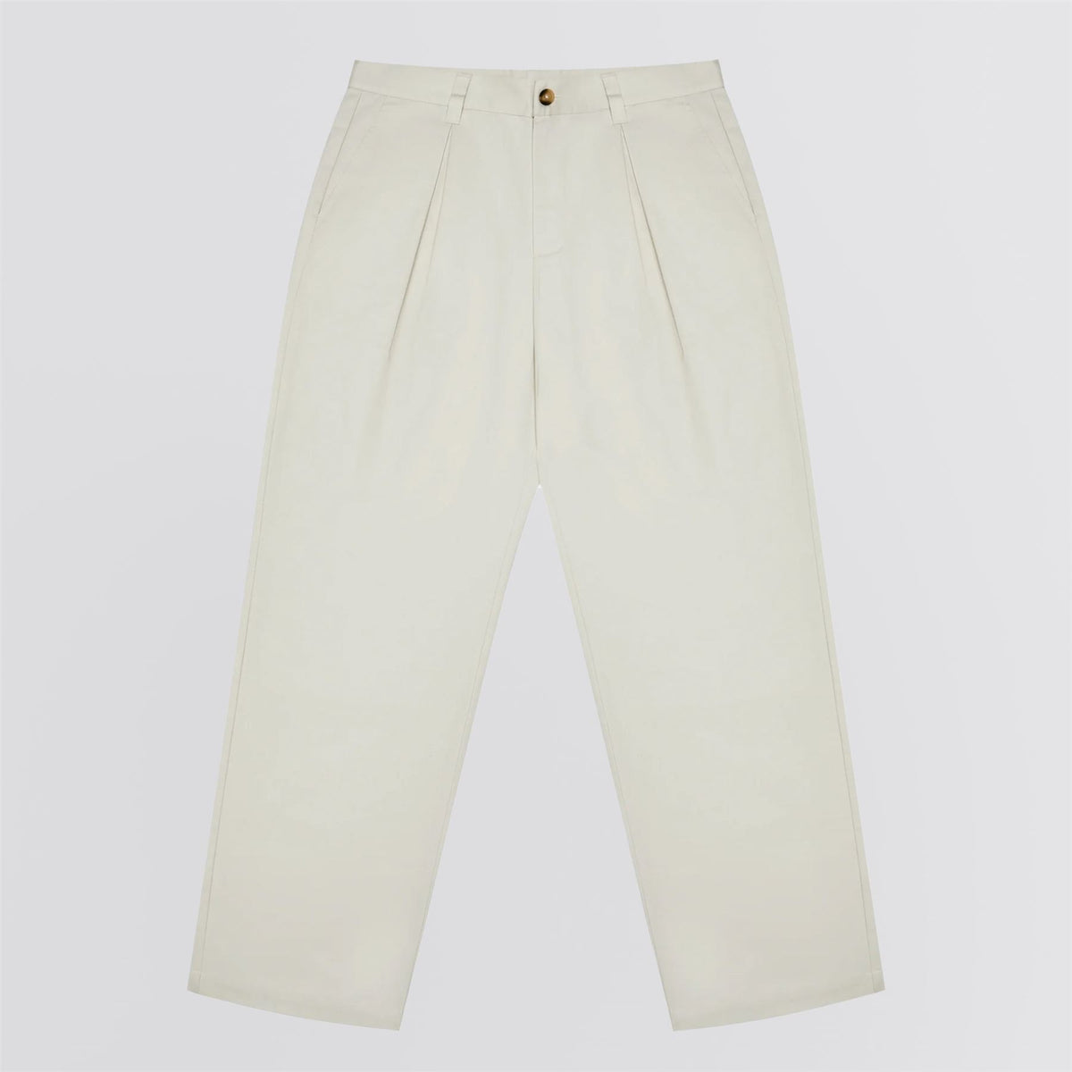 Reverse Pleat Pants Ivory