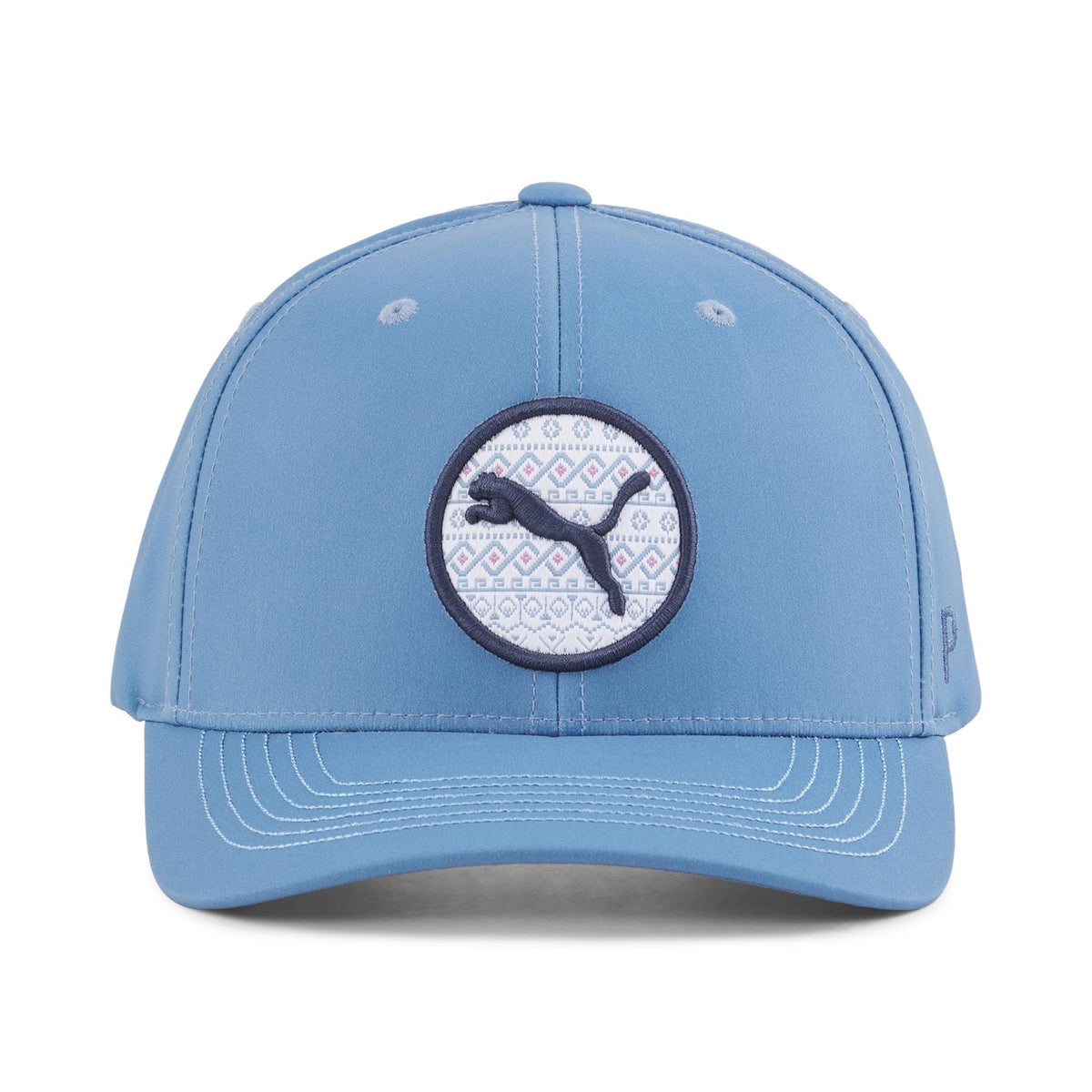 Fair Isle Tech Cap Blue Horizon