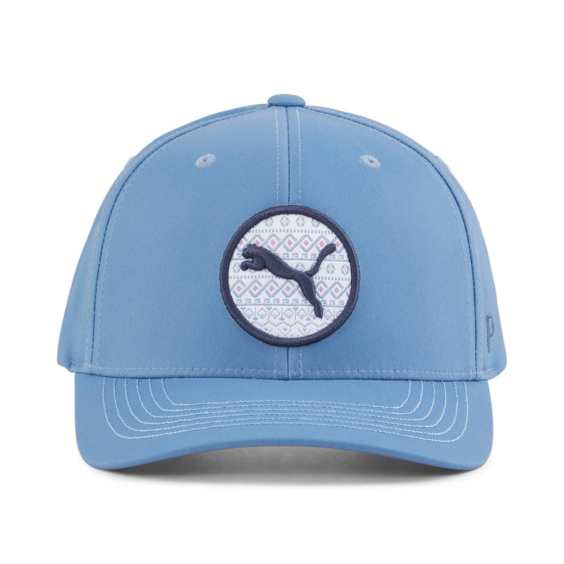 Fair Isle Tech Cap Blue Horizon