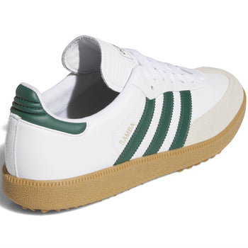 adidas gazelle silver green womens adidas Golf Originals Samba Spikeless Golf Shoes White/Green