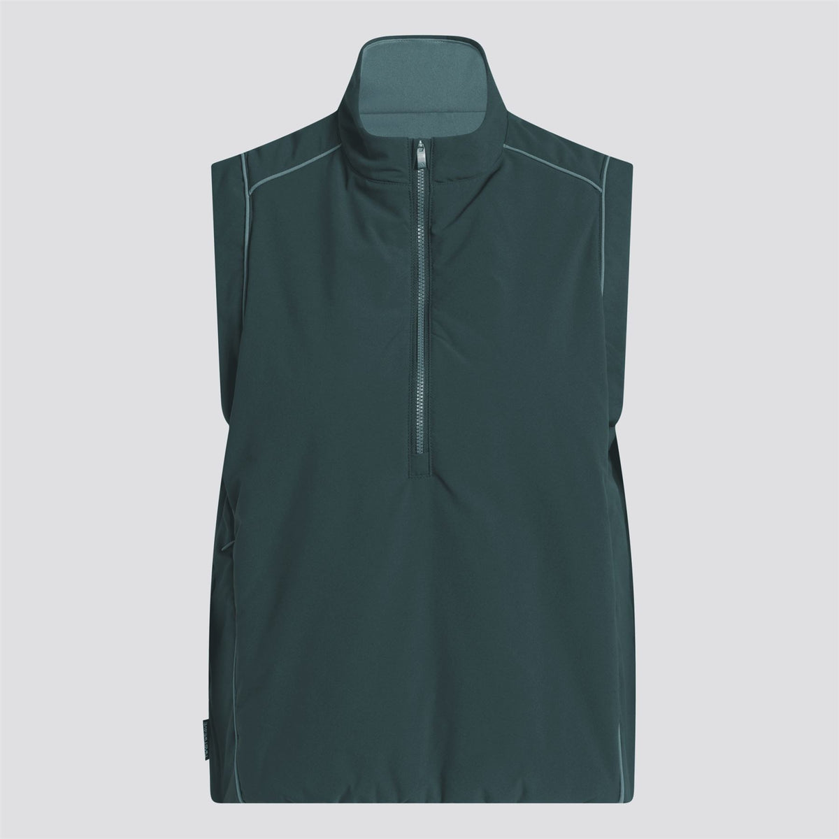 Womens Beyond The Course Twistweave Loose Fit Quarter Zip Vest Aurora Ivy