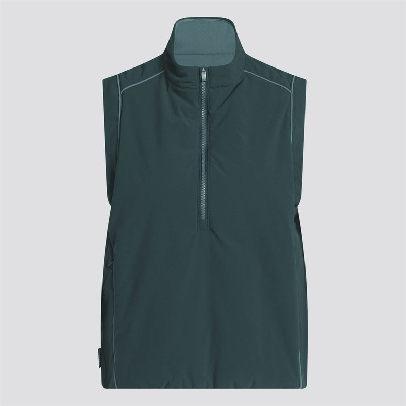 Womens Beyond The Course Twistweave Loose Fit Quarter Zip Vest Aurora Ivy