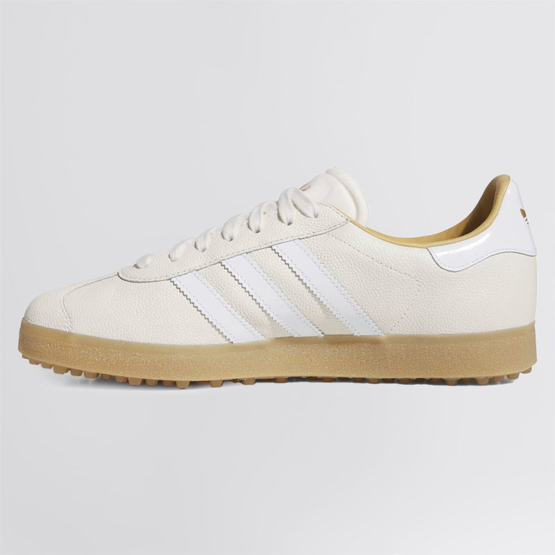Gazelle Lux Spikeless Golf Shoes Chalk White/Footwear White/Gum
