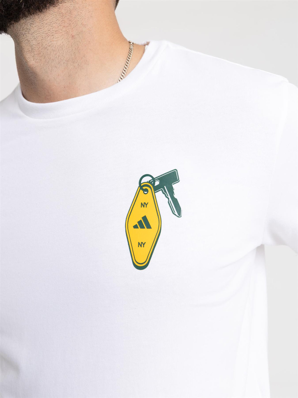 Chip In NYC Graphic Tee White