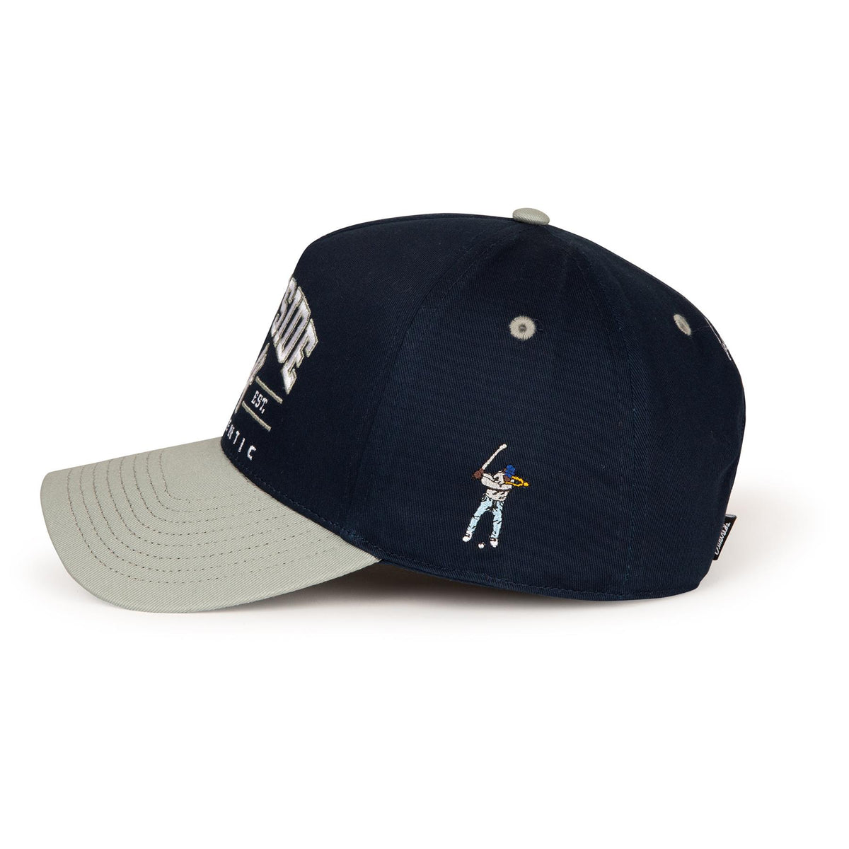 Five Panel Hat True Navy/Mineral Green