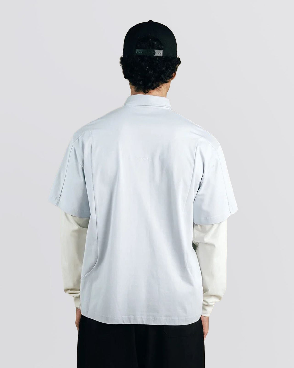 Murray Double Sleeve Polo Chambray