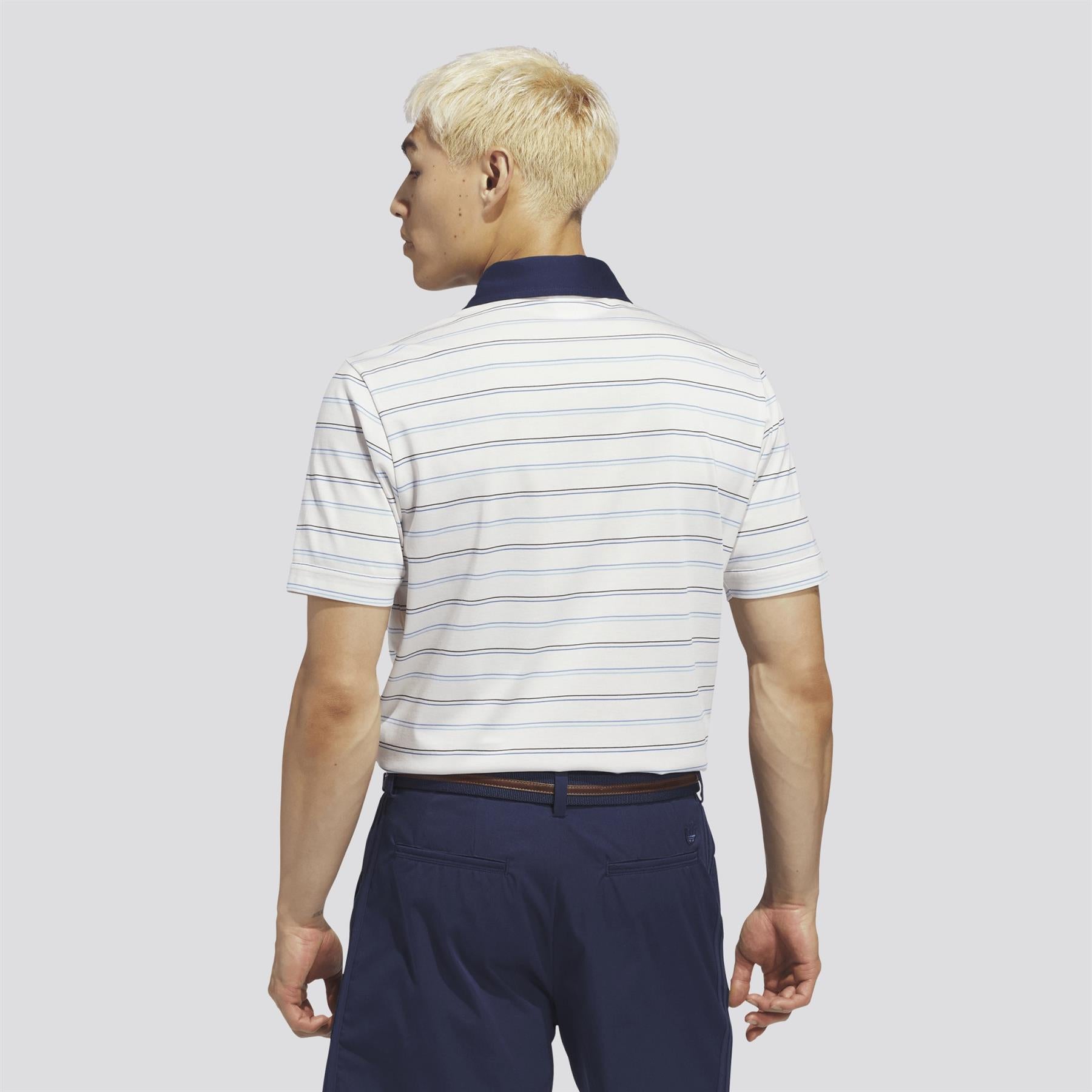 adidas Golf Originals Originals Archive Stripe Polo Chalk White