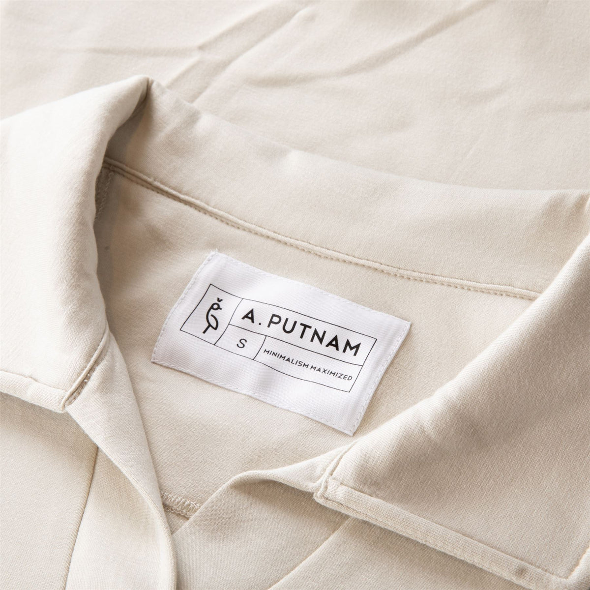 Womens Polo V-Neck Top Silver Birch