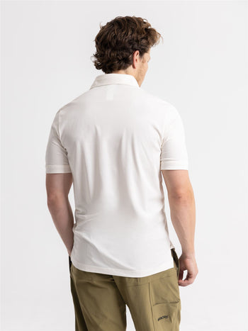 adidas Golf Originals Archive Pocket Polo Chalk White | TRENDYGOLF USA