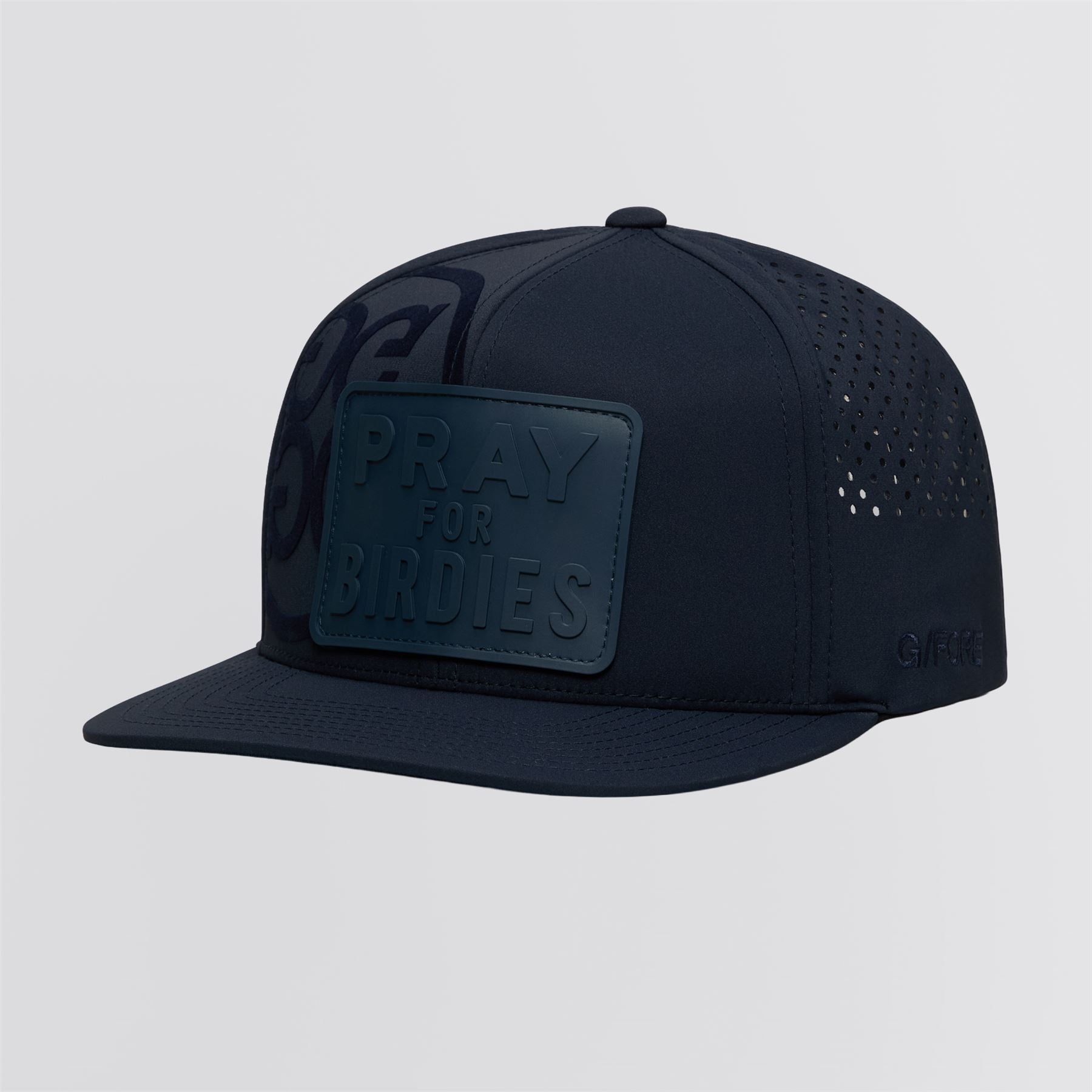Pray For Birdies Patch Perforated Delta Cap Twilight