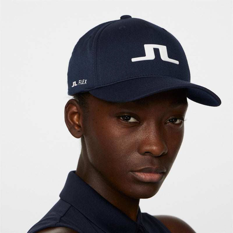 Womens Heather Flexfit Cap JL Navy