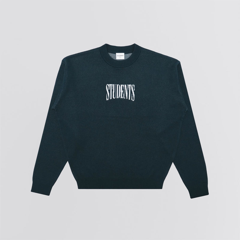 Cade Knit Crew Sweater Navy