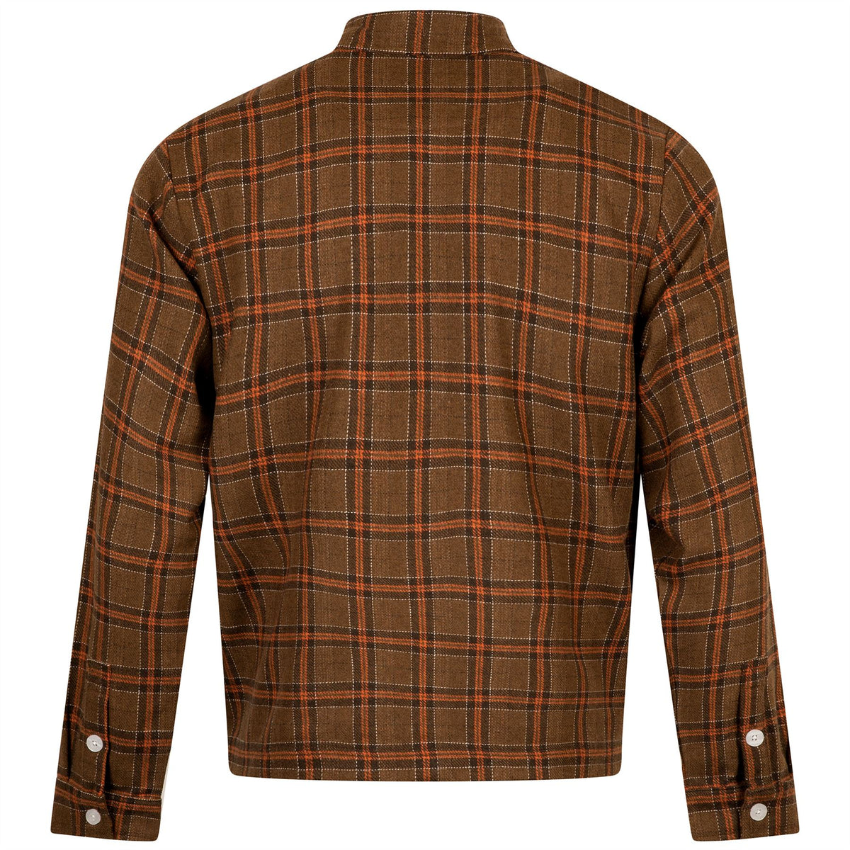 Keaves Flnnel LS Shirt Brown