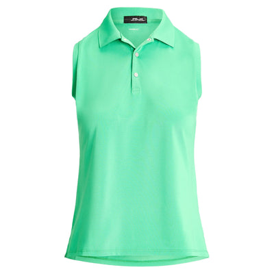 Womens Sleeveless Polo Shirt Vineyard Green - SS24