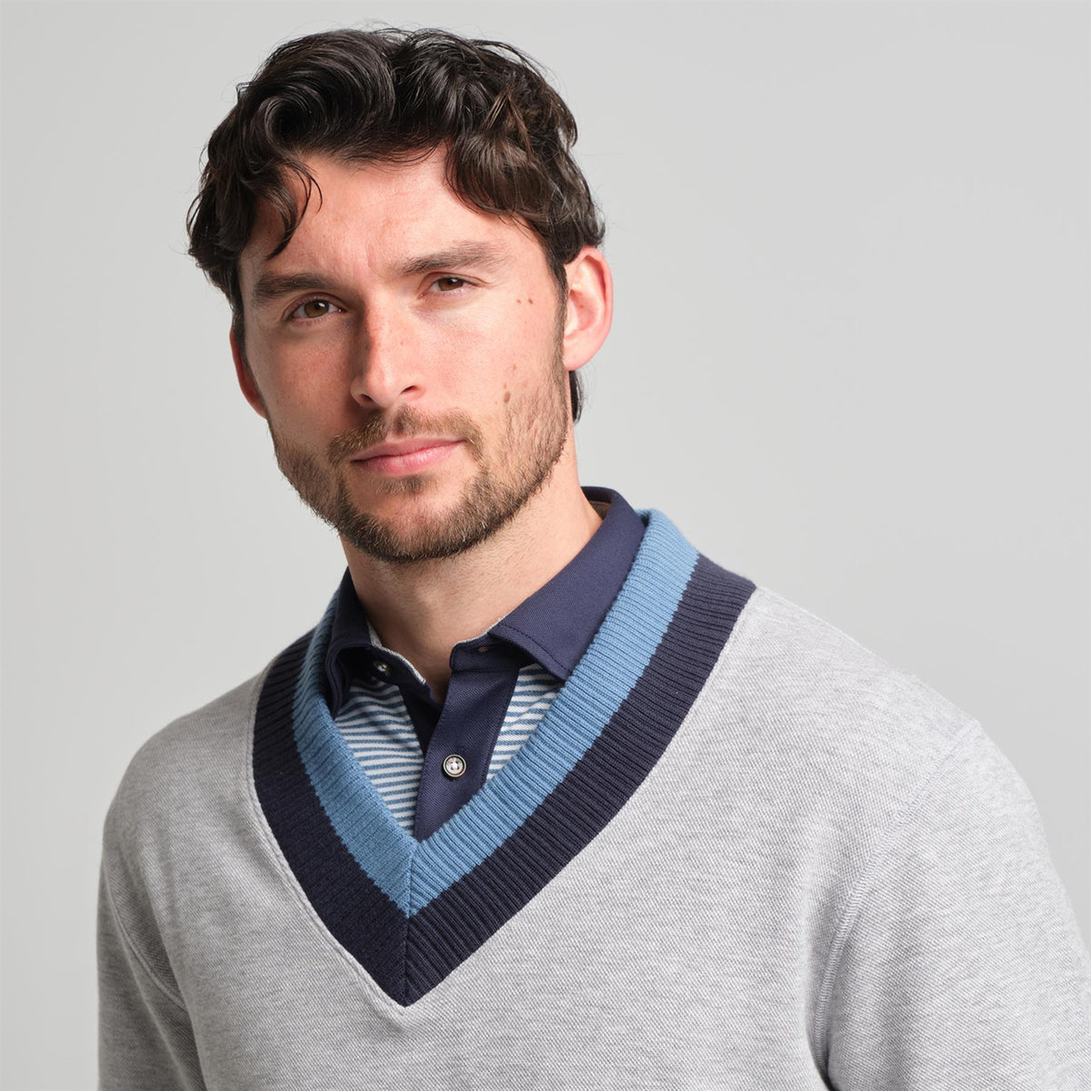 Carter Cricket Sweater Light Grey Heather