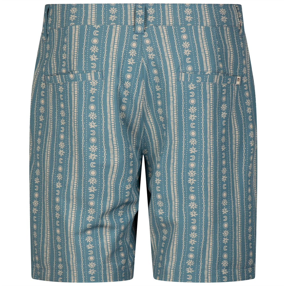 Tech Chino Print Shorts Captains Blue