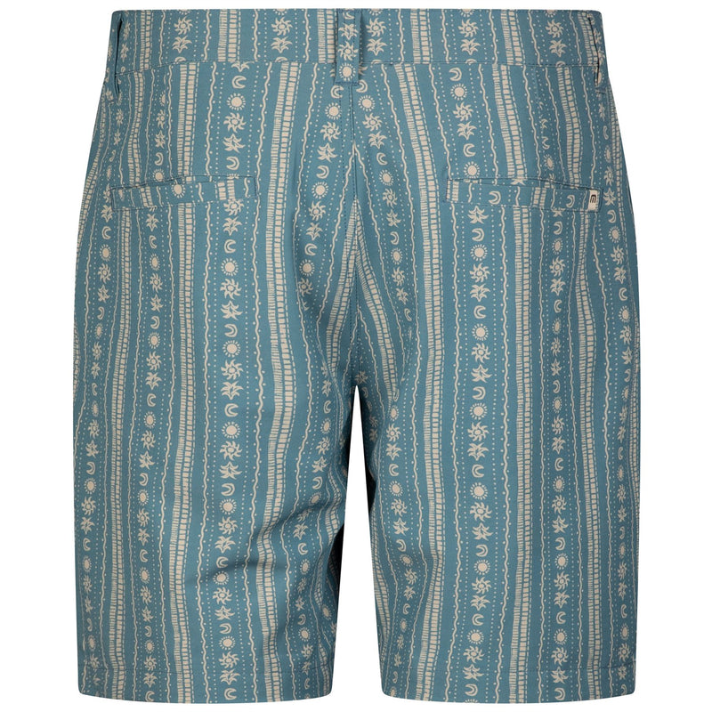 Tech Chino Print Shorts Captains Blue