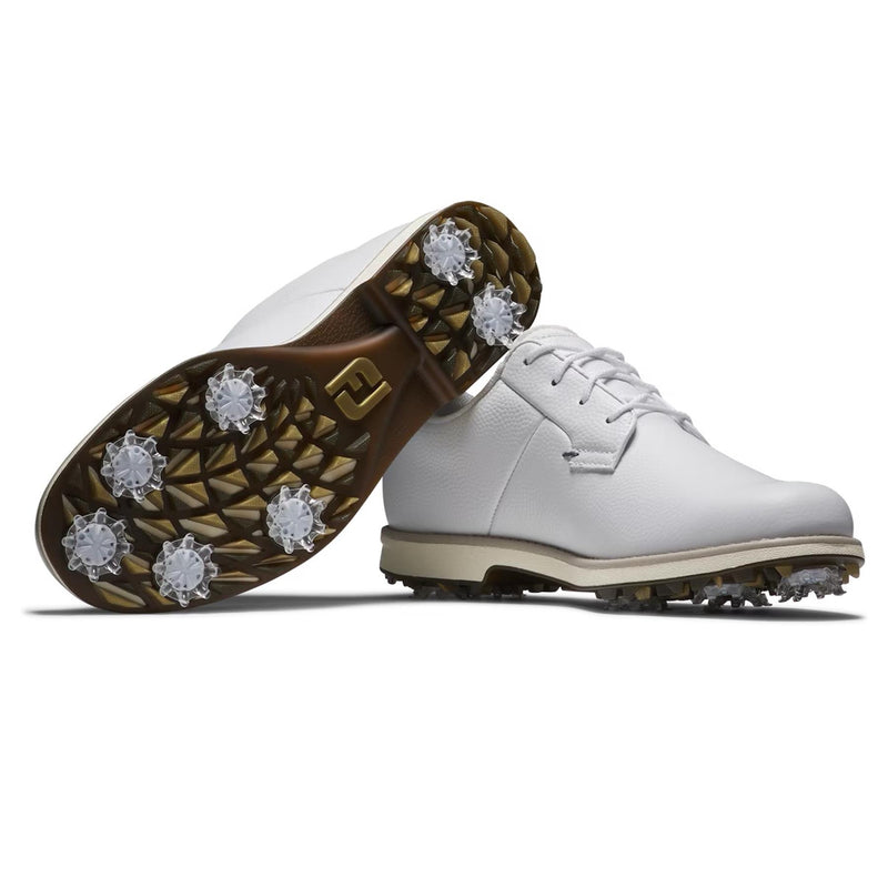 Womens Premiere Series CYPRESS Golf Shoes White/Gold/Navy