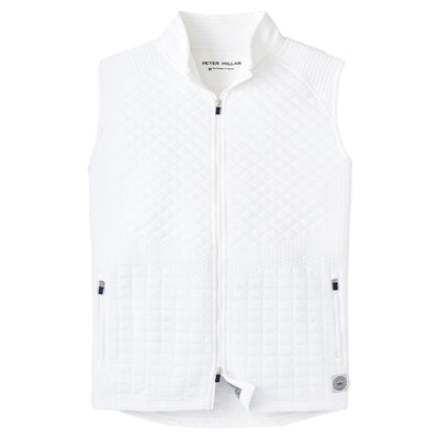 Orion Performance Quilted Vest White - SS24