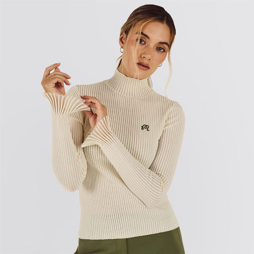 Womens Monika Turtleneck Cream