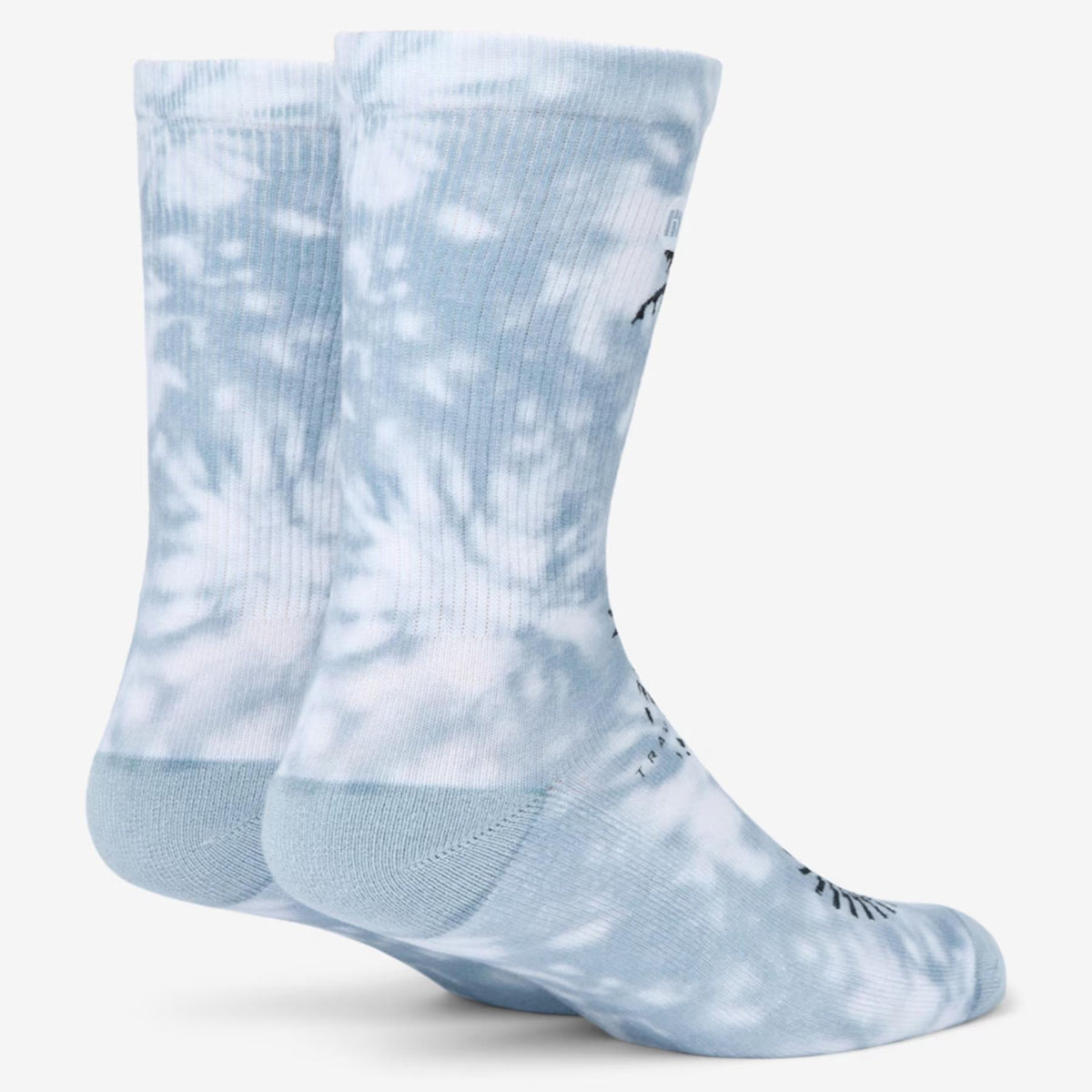 Sunlit Skies Crew Socks Dusty Blue