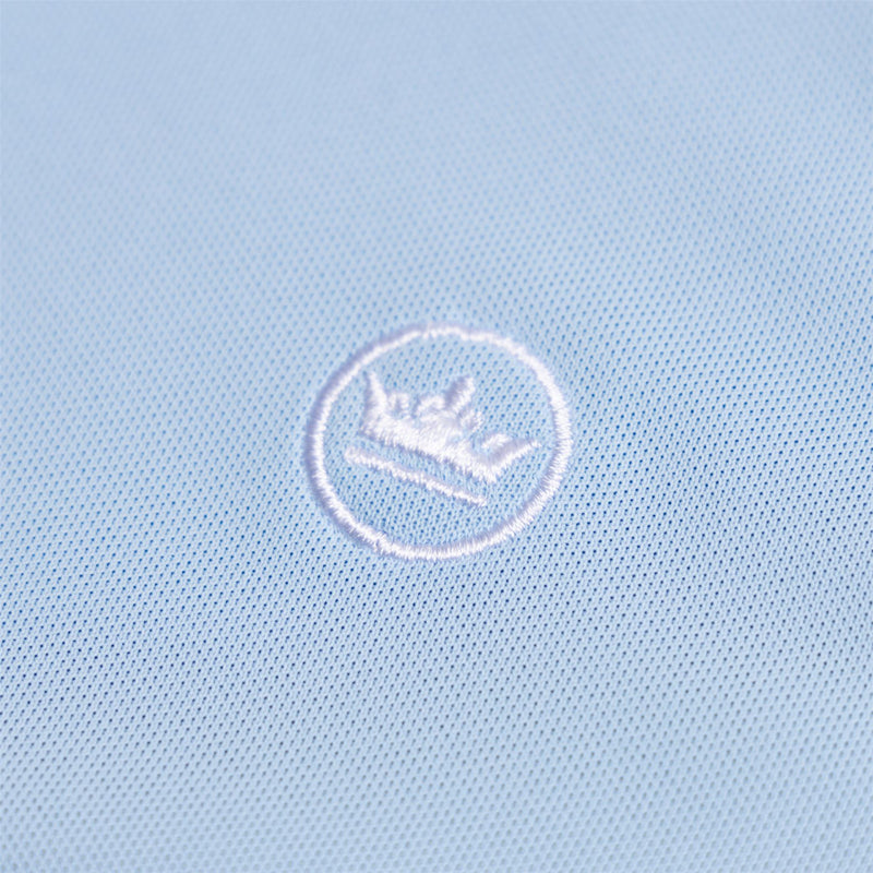 Soul Performance Mesh Polo Blue Frost