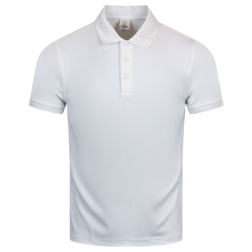 Tech Pique Playoff Polo White - AW24