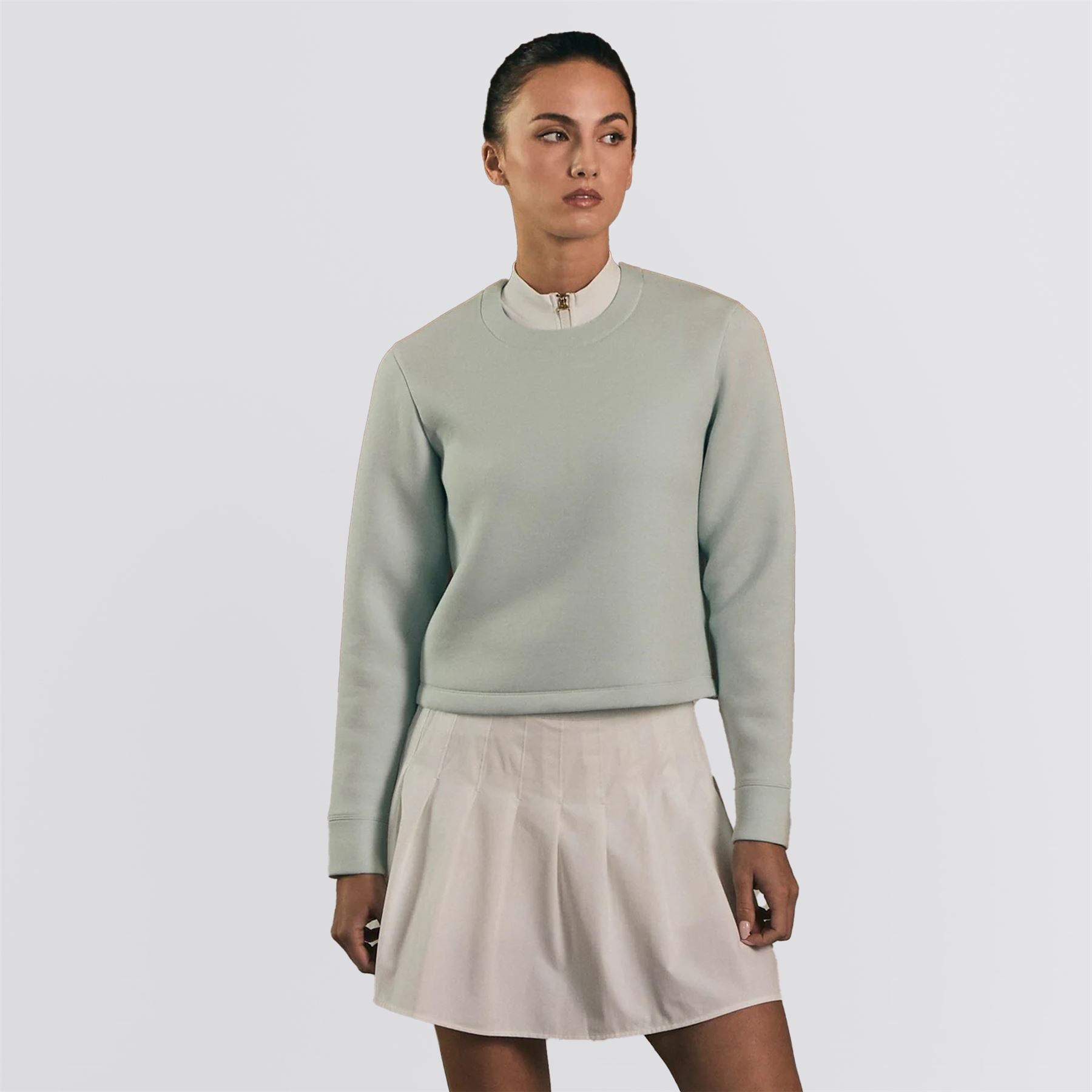 Womens Keri Crew Neck Porcelain