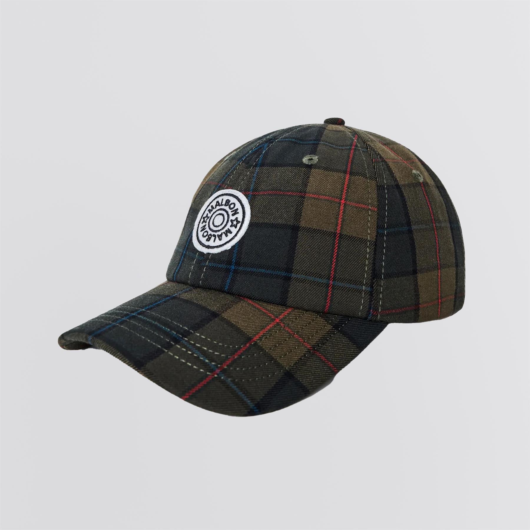 Waxed Cotton Cap Green Multi