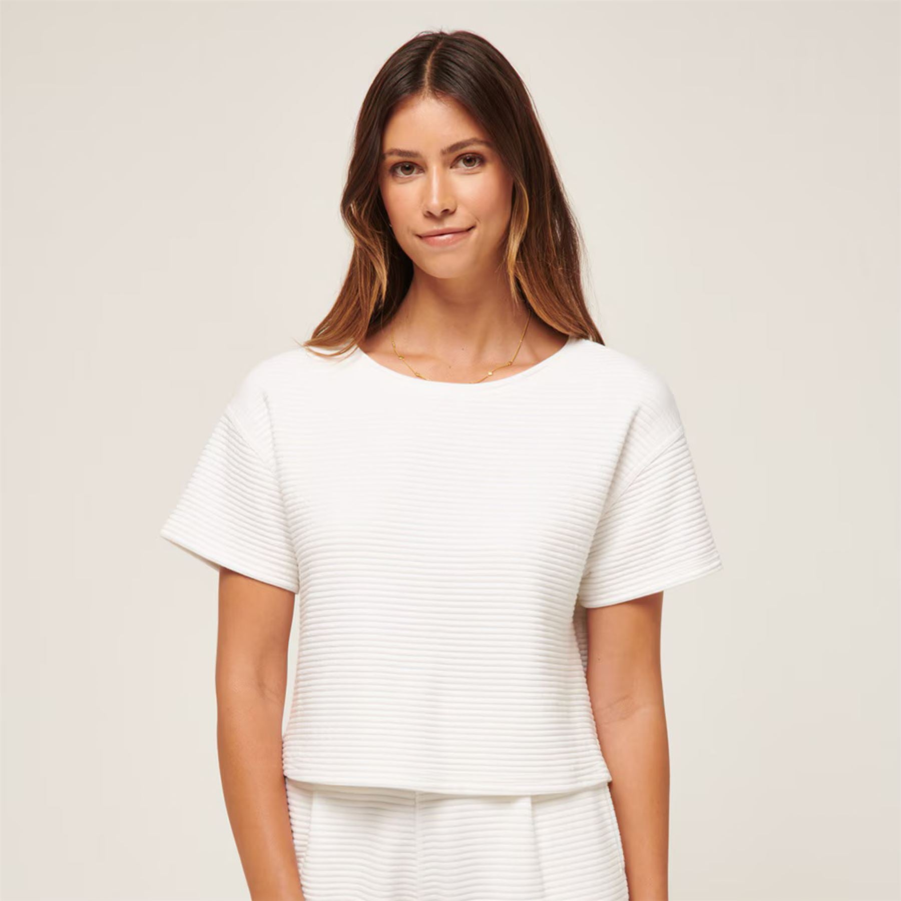 Womens Charter Cruise Tee White