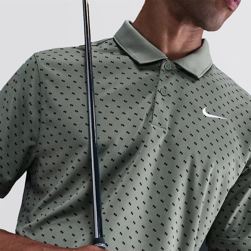 Dri-FIT Victory+ Printed Polo Clay Green/White