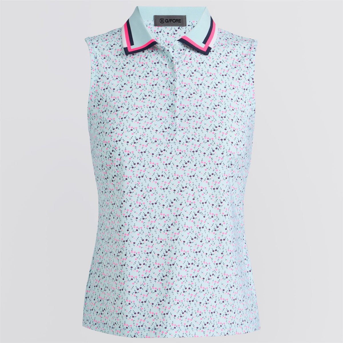 Womens Aye Poppy Silky Tech Nylon SL Polo Daybreak/Knockout Pink