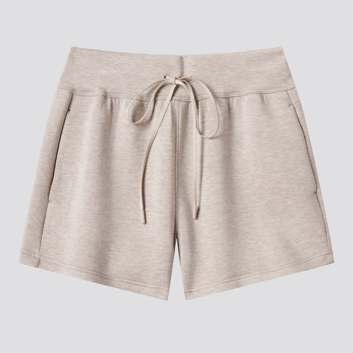 Womens Cloudscape Shorts Heather Savannah Tan