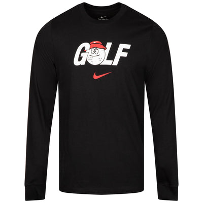 Long-Sleeve Golf T-Shirt Black - SS24