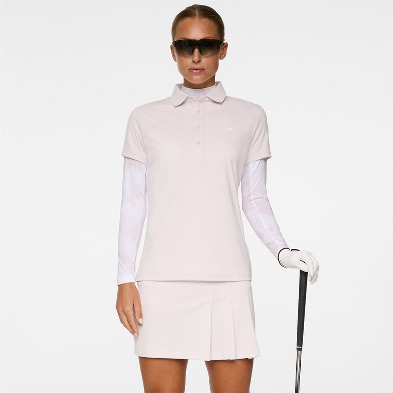 Womens Cassie Polo Gray Lilac