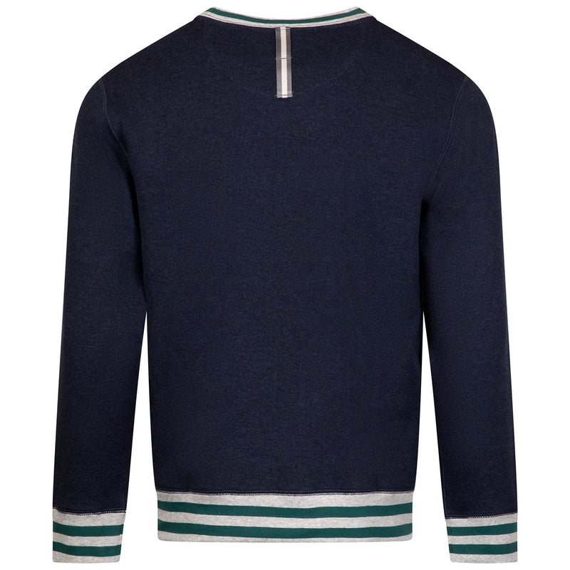 Marshall Crewneck Sweater Navy Heather
